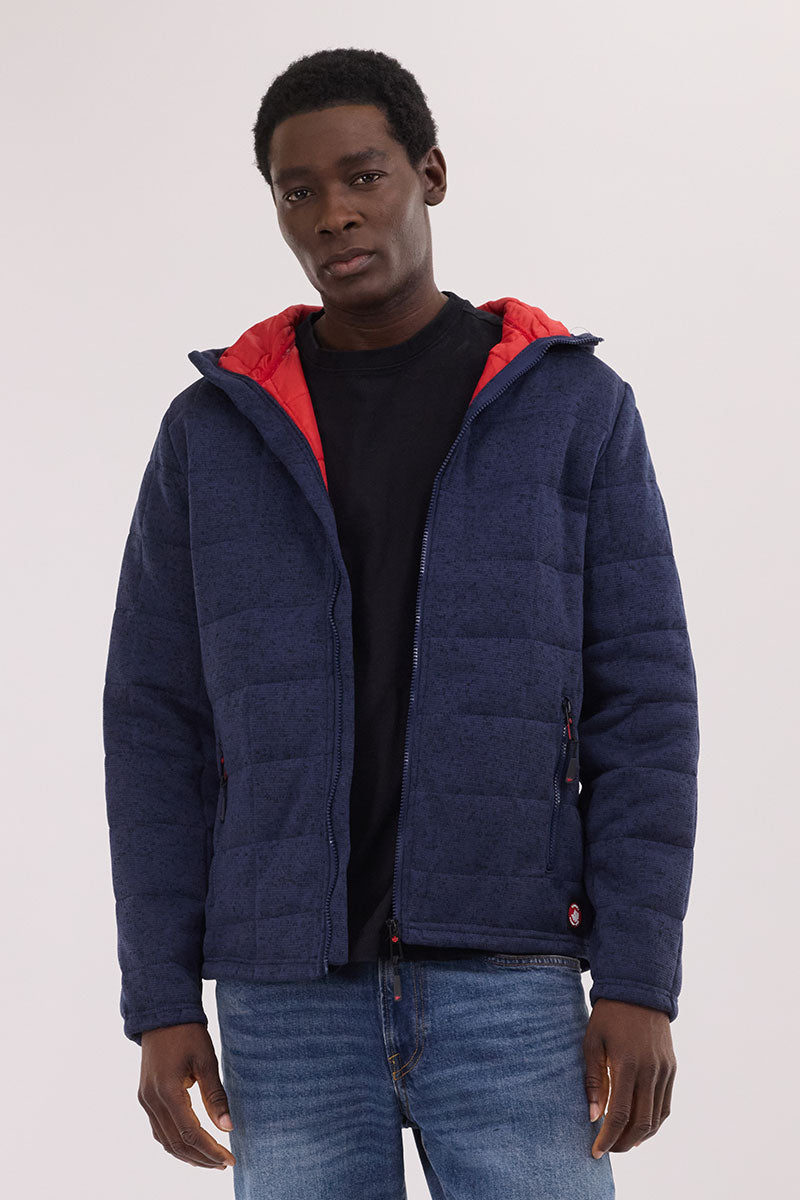 Canada Weather Gear Zip Up Hooded Lightweight Jacket - Navy - Mens Lightweight Jackets - International Clothiers