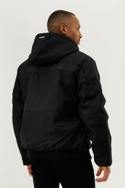 Super Triple Goose Thermal-Foil Lining Bomber Jacket - Black - Mens Bomber Jackets - International Clothiers