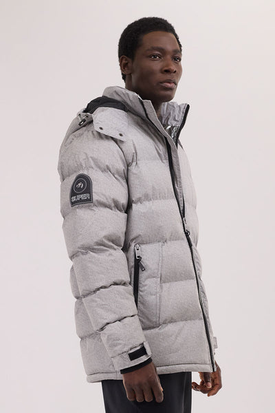 Super Triple Goose Thermal-Foil Lining Bomber Jacket - Grey - Mens Bomber Jackets - International Clothiers