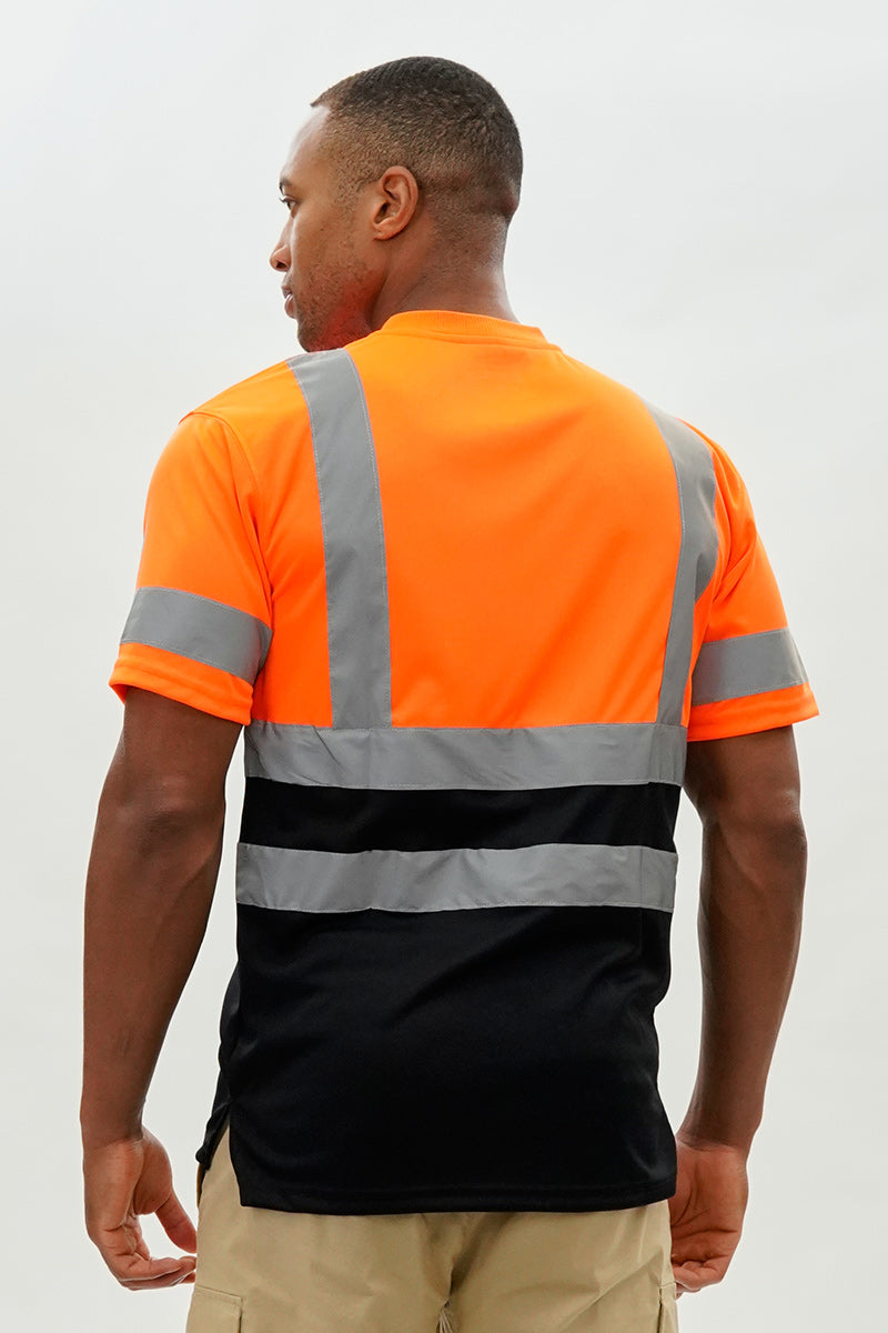 Canada Work Gear Hi-Vis Short Sleeve Tee - Orange - Mens Tees & Tank Tops - International Clothiers