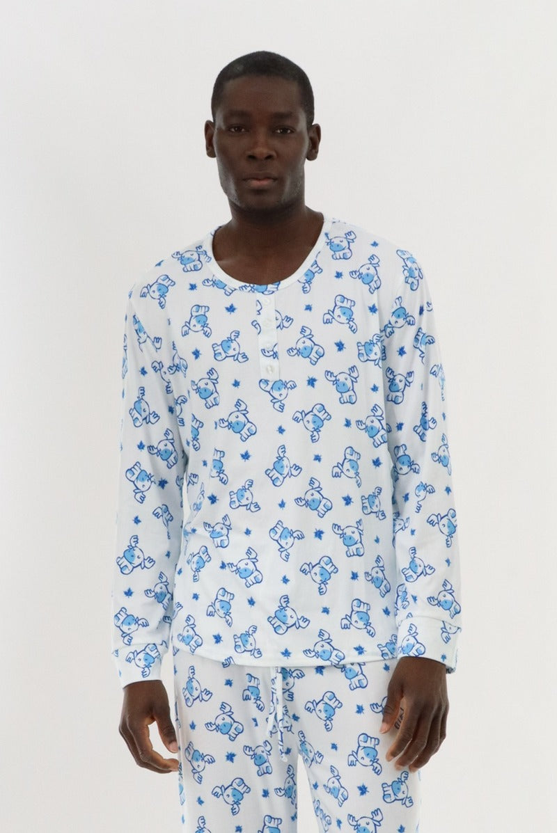 Canada Weather Gear Long Sleeve Holiday Pajama Top