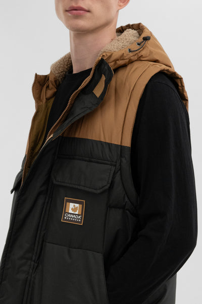 Canada Work Gear Removable Sleeve Parka Jacket - Black - Mens Parka Jackets - International Clothiers
