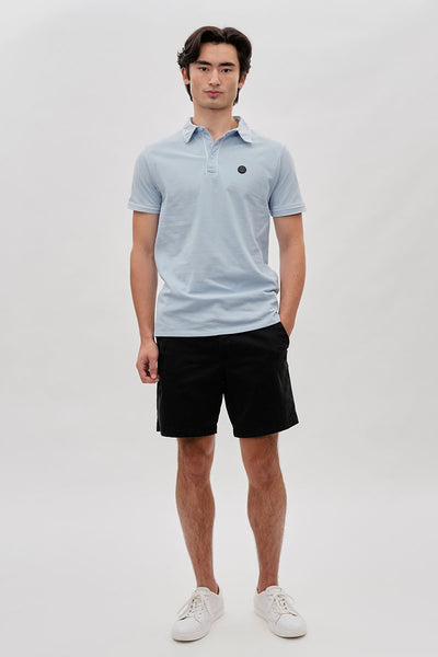 Canada Weather Gear Travel Collection Piping Detail Polo Shirt - Blue - Mens Polo Shirts - International Clothiers