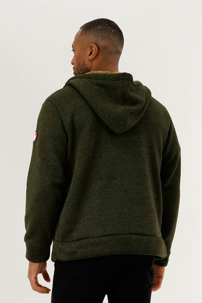 Canada Weather Gear Sherpa Lined Lightweight Jacket - Olive - Mens Lightweight Jackets - International Clothiers