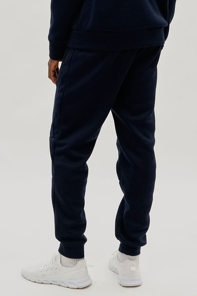 Super Triple Goose Basic Zipper Pocket Joggers - Navy - Mens Joggers & Sweatpants - International Clothiers
