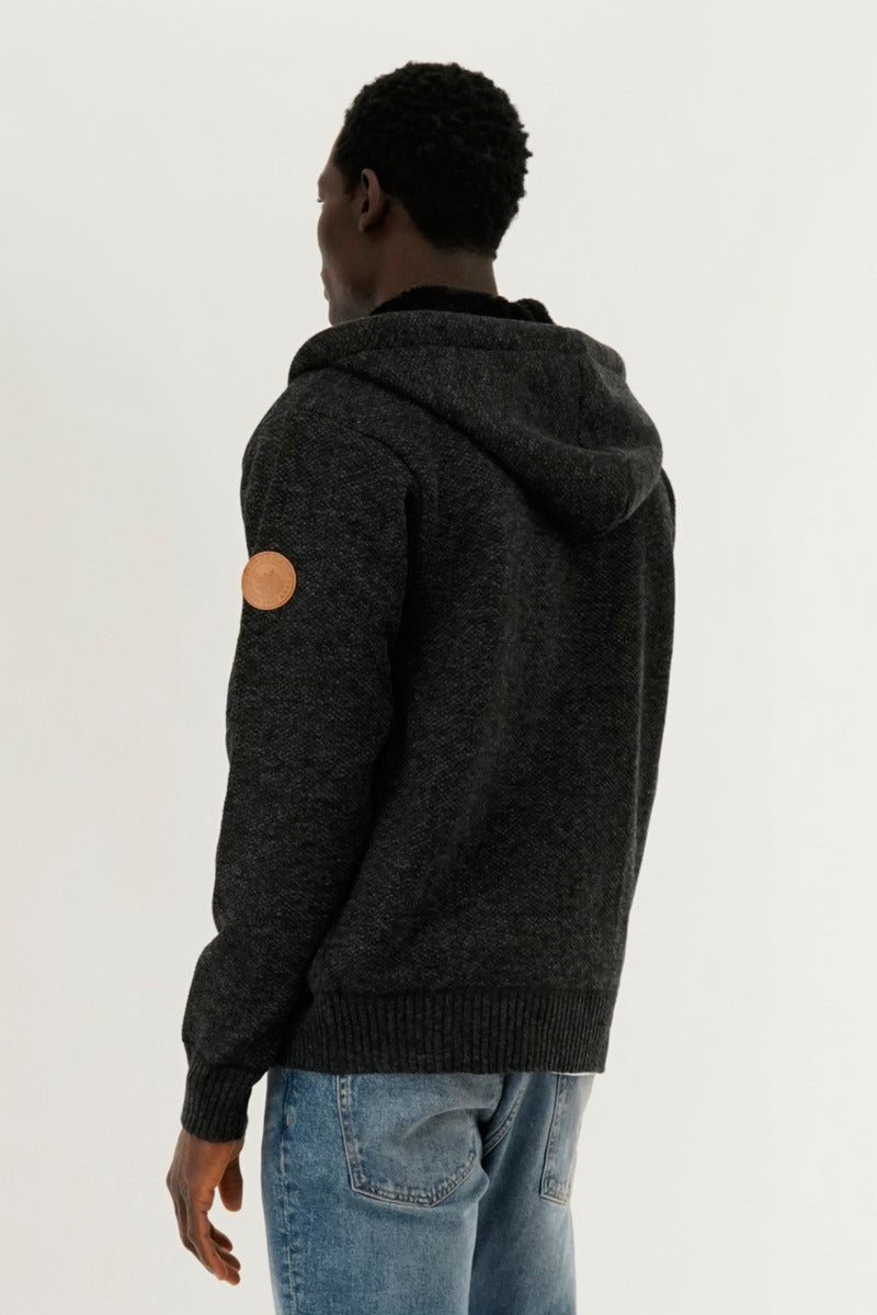 Canada Weather Gear Cable Knit Zip Up Hoodie - Grey - Mens Hoodies & Sweatshirts - International Clothiers