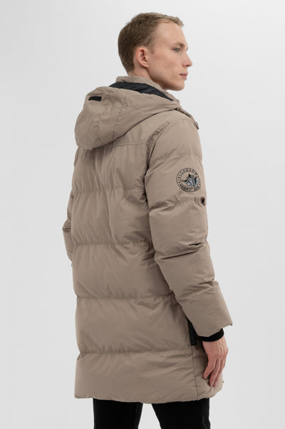 Canada Weather Gear Puffer Parka Jacket - Beige - Mens Parka Jackets - International Clothiers