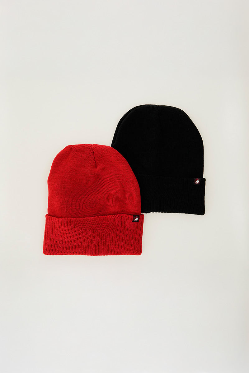 Canada Weather Gear Two-Pack Knit Hat - Red - Mens Hats - International Clothiers