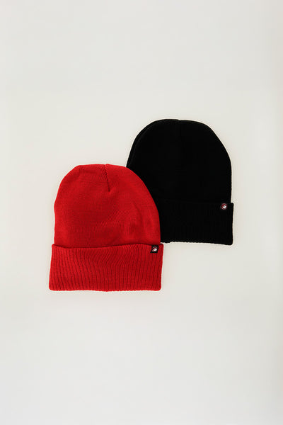 Canada Weather Gear Two-Pack Knit Hat - Red - Mens Hats - International Clothiers