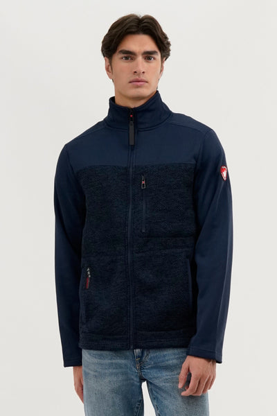 Canada Weather Gear Fleece Lightweight Jacket - Navy - Mens Lightweight Jackets - International Clothiers