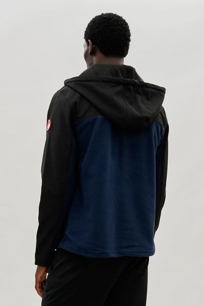 Canada Weather Gear Colour Block Half Zip Hoodie - Navy - Mens Hoodies & Sweatshirts - International Clothiers