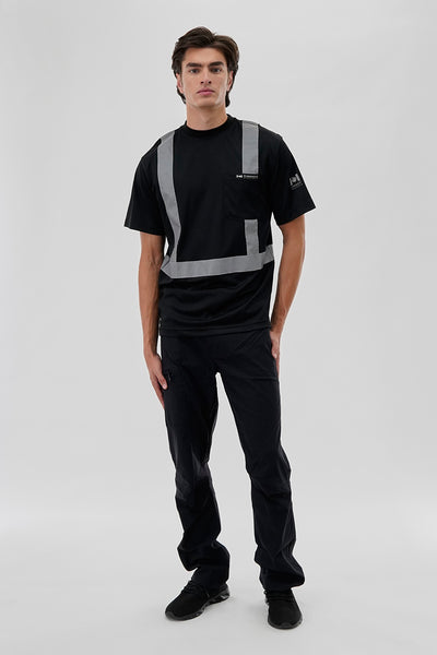 Canada Work Gear Hi-Vis Short Sleeve Tee - Black - Mens Tees & Tank Tops - International Clothiers