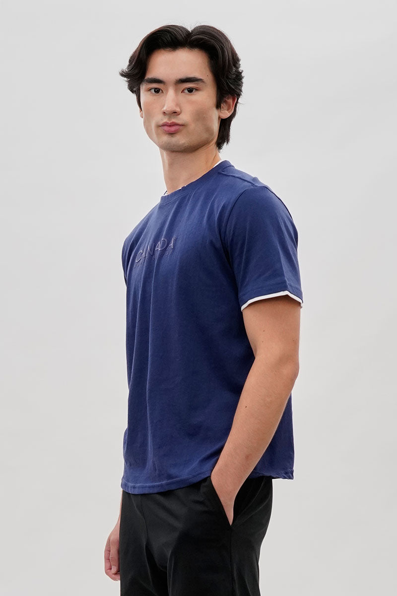 Canada Weather Gear Classic Tee - Navy - Mens Tees & Tank Tops - International Clothiers