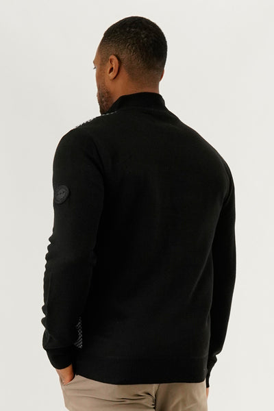 Canada Weather Gear 1/4 Zip Pullover Sweater - Grey - Mens Pullover Sweaters - International Clothiers