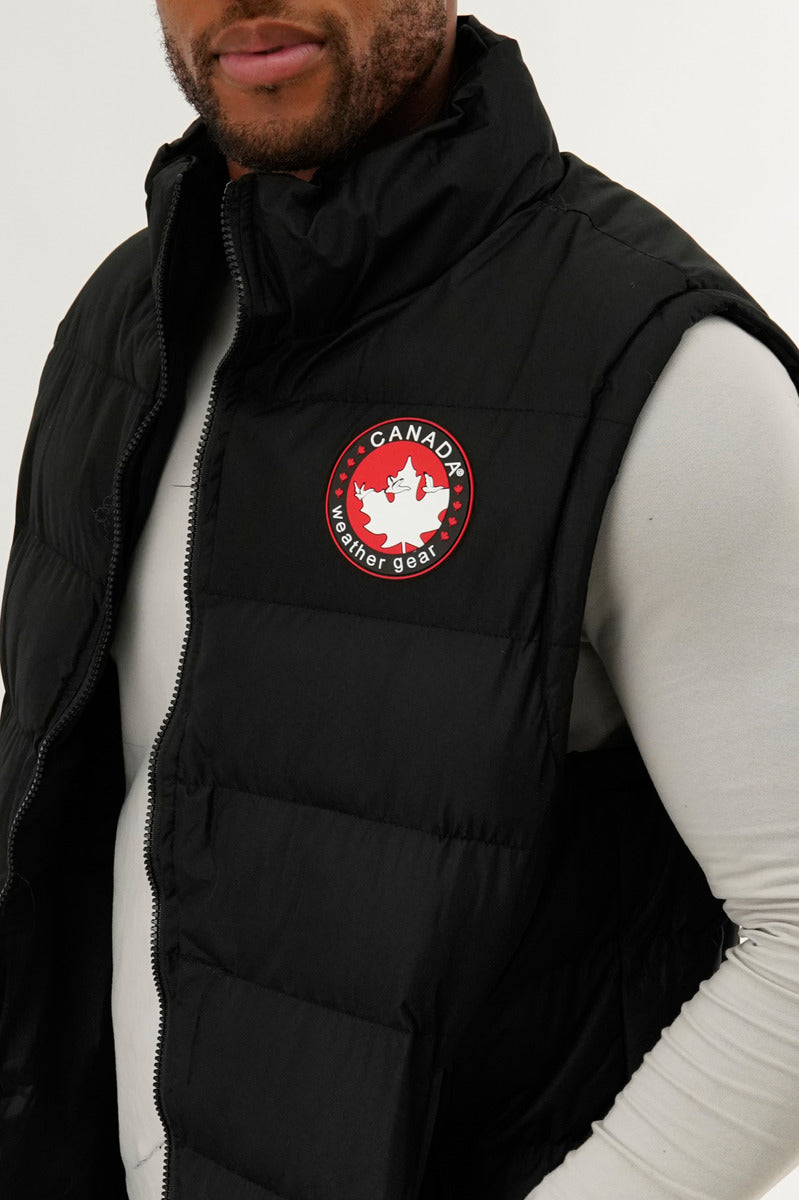 Canada Weather Gear Basic Puffer Vest - Black - Mens Vests - International Clothiers