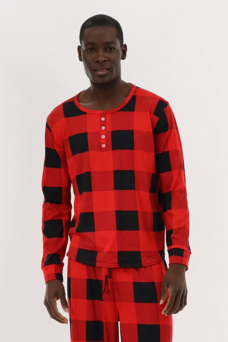 Canada Weather Gear Long Sleeve Printed Pajama Top