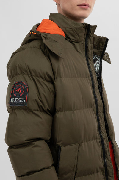 Super Triple Goose Thermal Foil Lining Bomber Jacket - Olive - Mens Bomber Jackets - International Clothiers