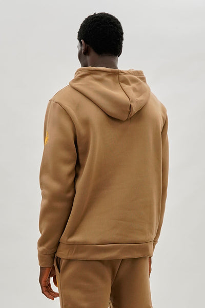 Canada Weather Gear Bear Print Hoodie - Beige - Mens Hoodies & Sweatshirts - International Clothiers