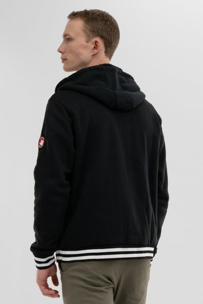 Canada Weather Gear Fleece Lined Zip Up Hoodie - Black - Mens Hoodies & Sweatshirts - International Clothiers