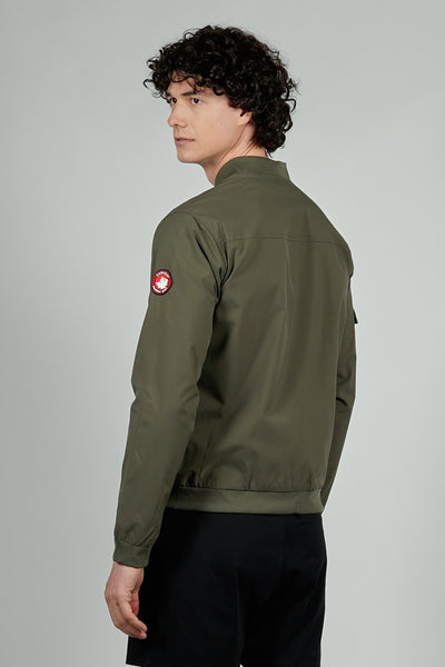 Canada Weather Gear Basic Zip Up Bomber Lightweight Jacket - Olive