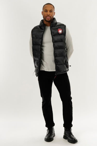 Canada Weather Gear Basic Puffer Vest - Black - Mens Vests - International Clothiers