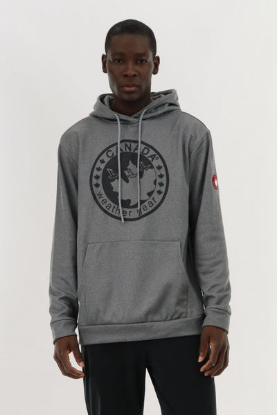 Canada Weather Gear Logo Hoodie - Grey - Mens Hoodies & Sweatshirts - International Clothiers