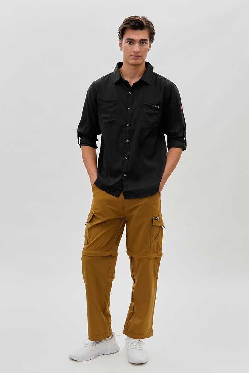 Canada Weather Gear Convertible Utility Cargo Pants - Camel - Mens Pants - International Clothiers