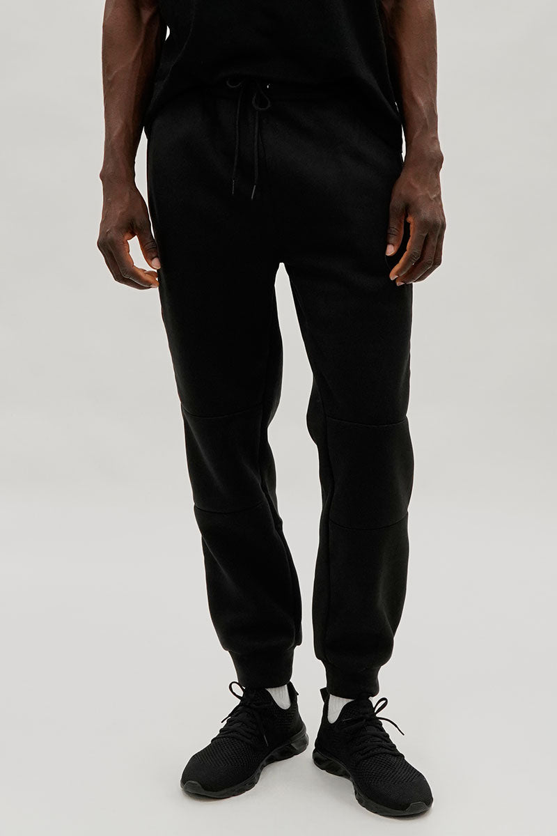 Super Triple Goose Basic Zipper Pocket Joggers - Black - Mens Joggers & Sweatpants - International Clothiers
