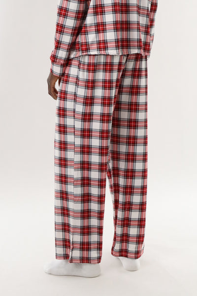Canada Weather Gear Long Printed Pajama Pants - Red - Mens Pajamas - International Clothiers
