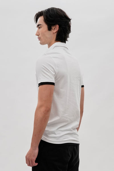Canada Weather Gear Vintage Short Sleeve Polo Shirt - White - Mens Polo Shirts - International Clothiers