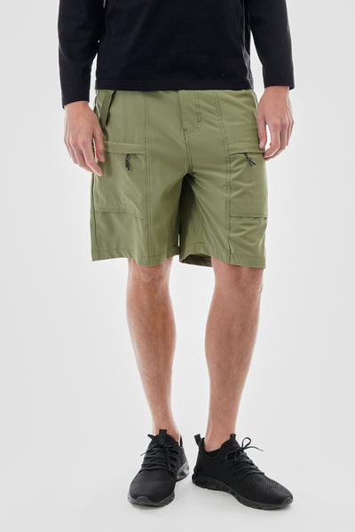 Canada Weather Gear Solid Belted Ripstop Cargo Shorts - Olive - Mens Shorts & Capris - International Clothiers