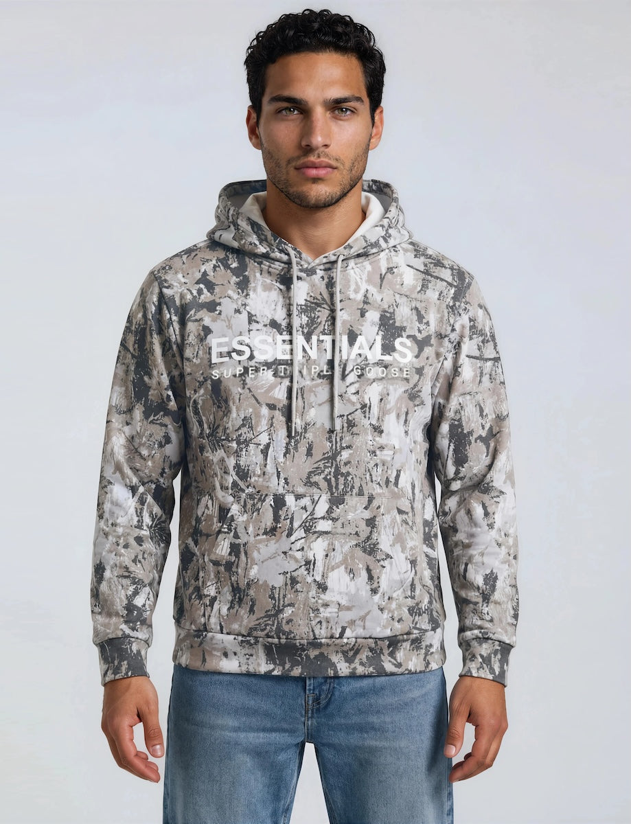 Camouflage Hoodie - Grey