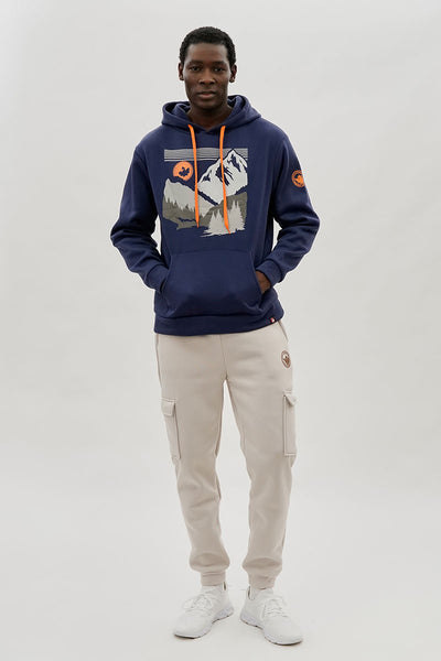 Canada Weather Gear Basic Cargo Joggers - Cream - Mens Joggers & Sweatpants - International Clothiers