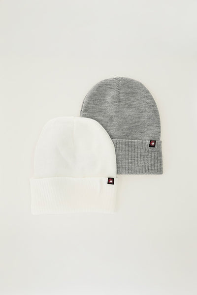 Canada Weather Gear Two-Pack Knit Hat - Grey - Mens Hats - International Clothiers