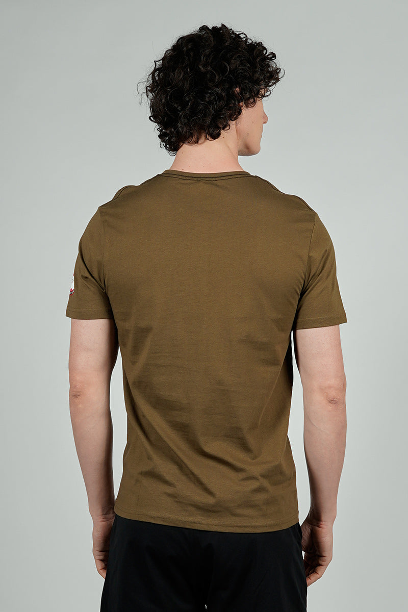 Canada Weather Gear Camping Print Tee - Olive