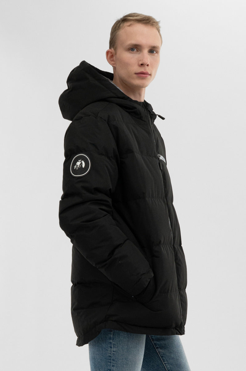 Super Triple Goose Colour Block Bomber Jacket - Black - Mens Bomber Jackets - International Clothiers