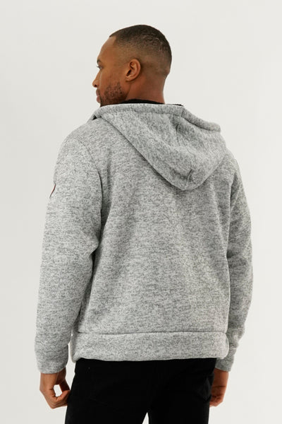 Canada Weather Gear Sherpa Lined Lightweight Jacket - Grey - Mens Lightweight Jackets - International Clothiers