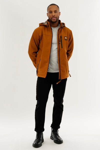 Canada Work Gear Wood Camo Lined Lightweight Jacket - Brown - Mens Lightweight Jackets - International Clothiers