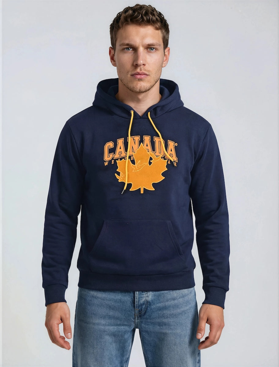 Classic Canada Hoodie - Navy
