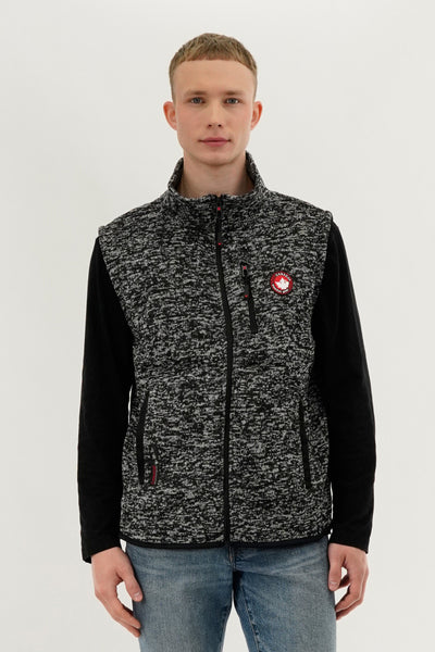 Canada Weather Gear Fleece Vest - Black - Mens Vests - International Clothiers