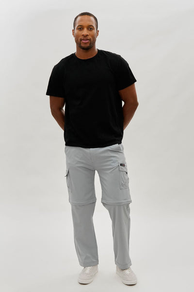Canada Weather Gear Convertible Utility Cargo Pants - Grey - Mens Pants - International Clothiers