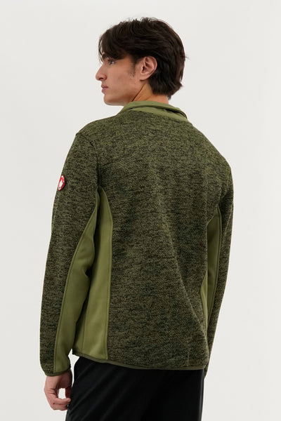Canada Weather Gear Fleece Lightweight Jacket - Olive - Mens Lightweight Jackets - International Clothiers