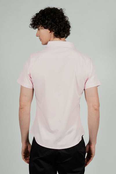 Canada Weather Gear Travel Collection Basic Button Up Casual Shirt - Blush