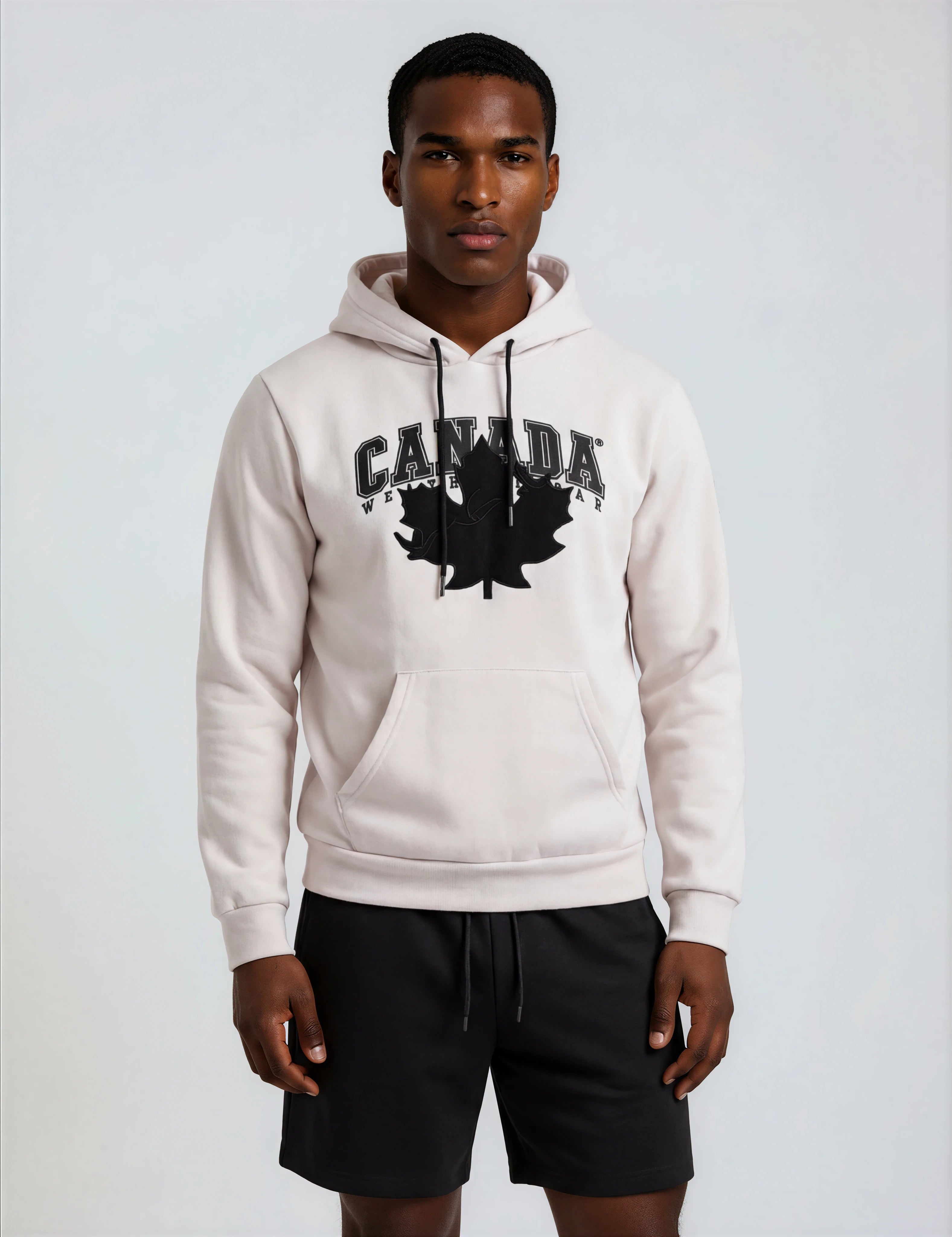 Classic Canada Hoodie - Stone