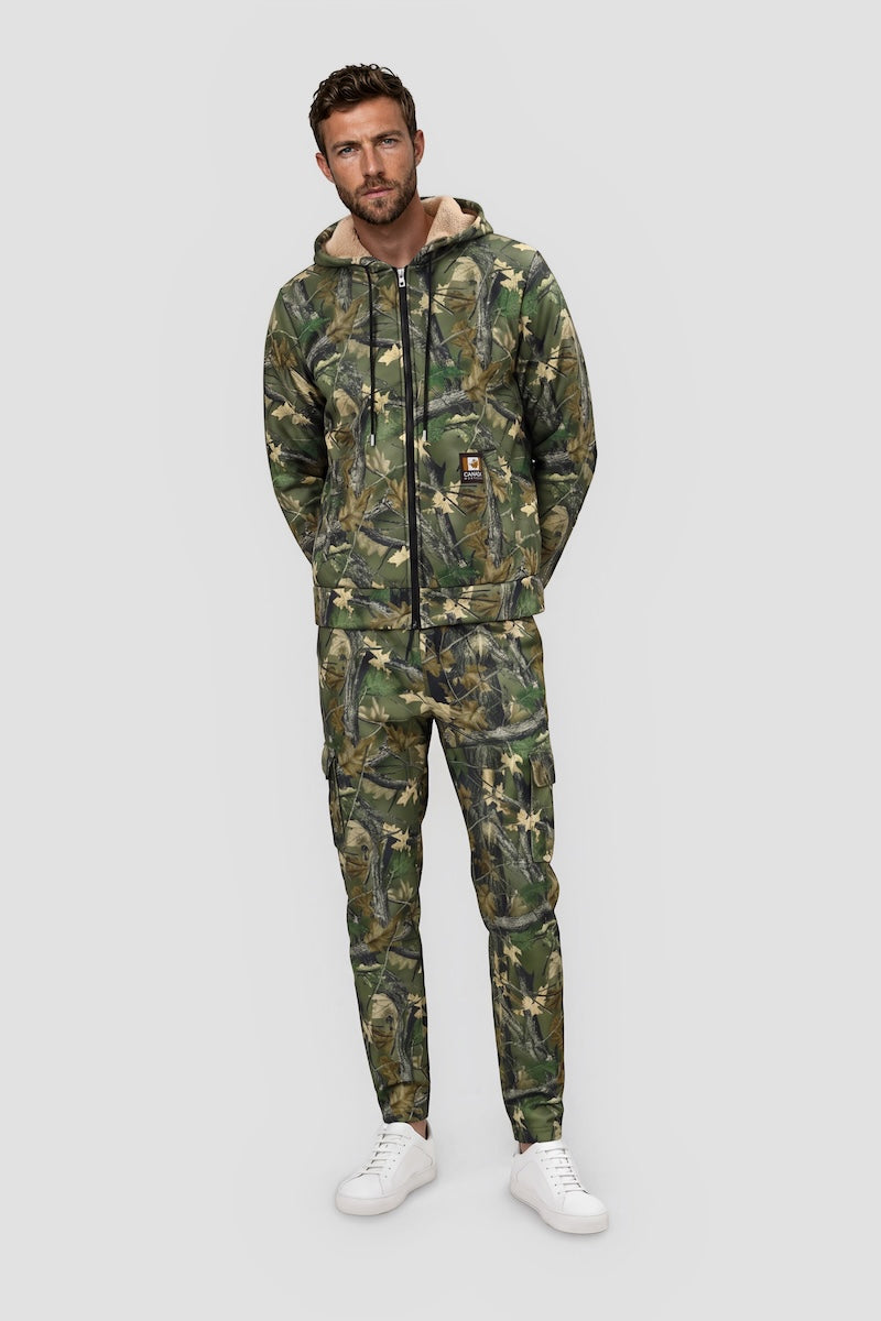Cargo Camo Sweatpants - Green
