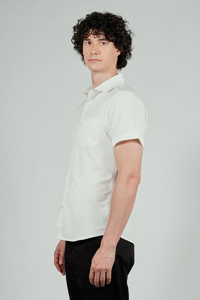 Canada Weather Gear Travel Collection Basic Button Up Casual Shirt - White