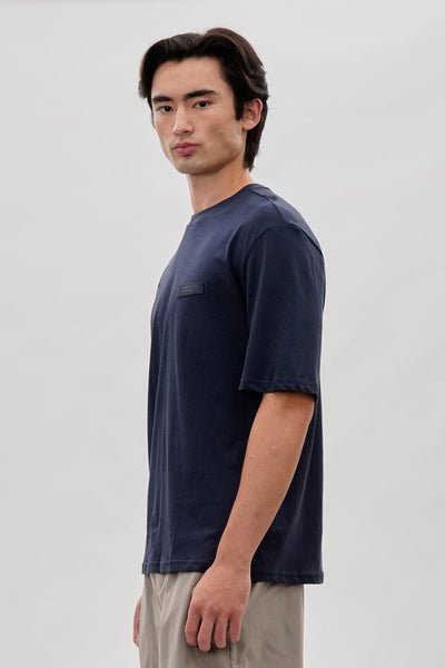 Essentials Super Triple Goose Logo Print Tee - Navy - Mens Tees & Tank Tops - International Clothiers