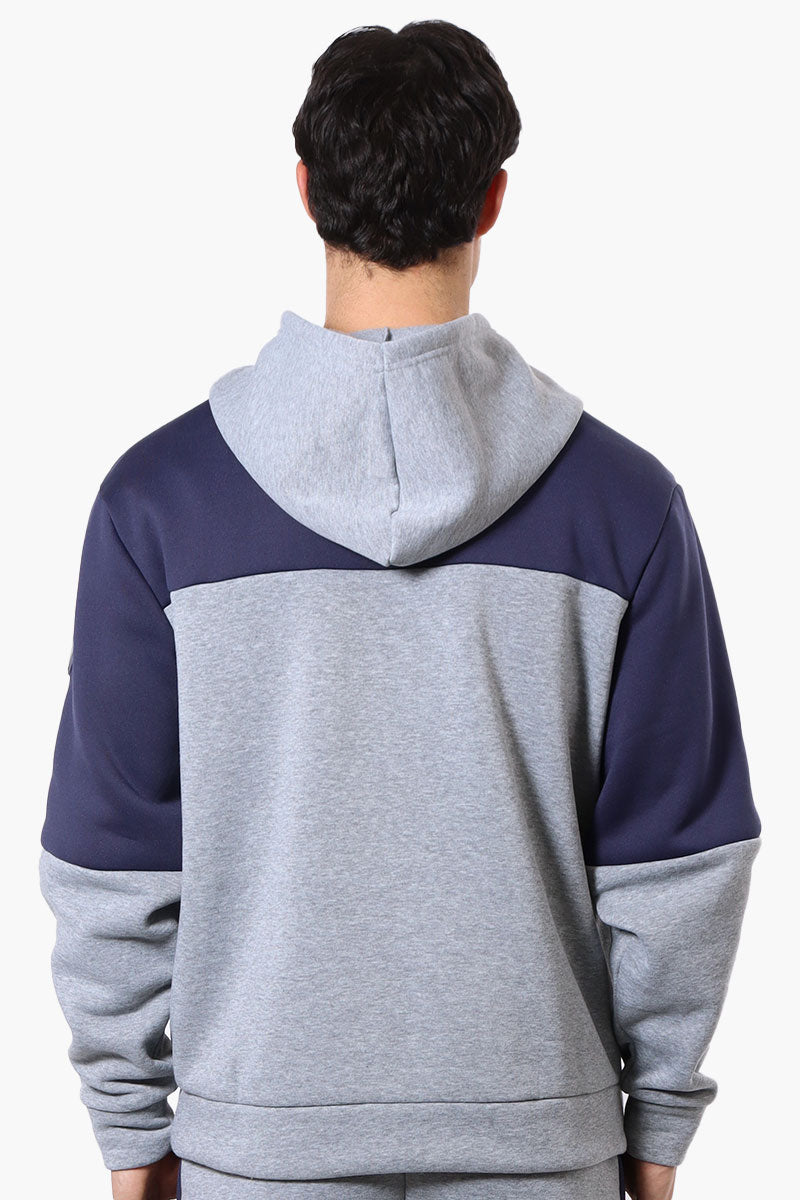 Essentials Super Triple Goose Colour Block Hoodie Grey
