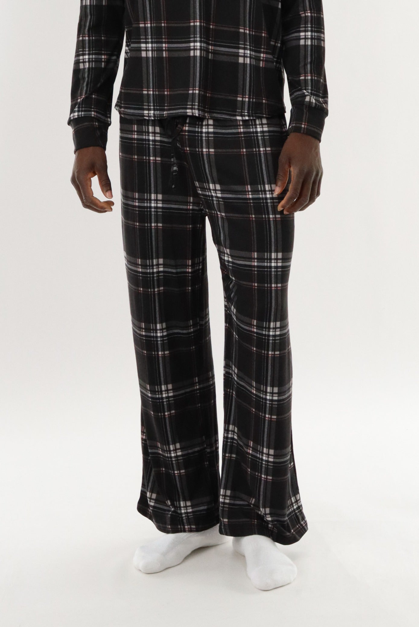 Canada Weather Gear Long Printed Pajama Pants - Black - Mens Pajamas - International Clothiers