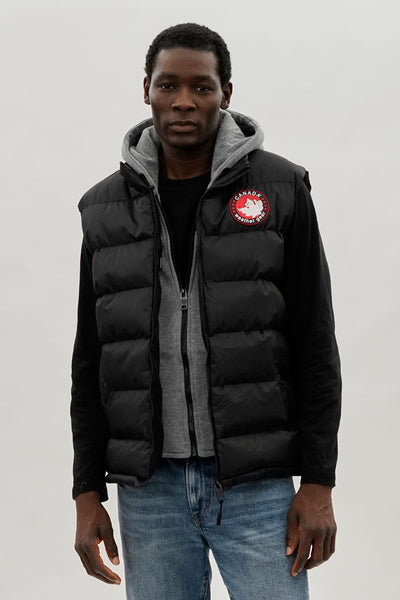 Canada Weather Gear Hooded Puffer Vest - Black - Mens Vests - International Clothiers